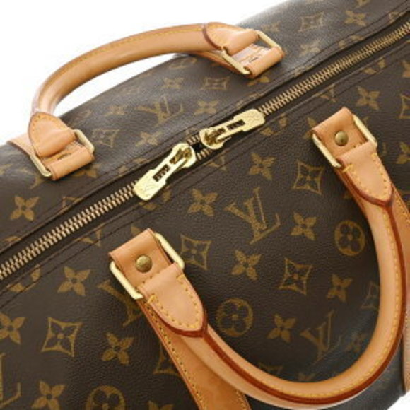 Louis Vuitton Keepall Canvas Monogram Boston Brown Bag - Picture 9 of 9